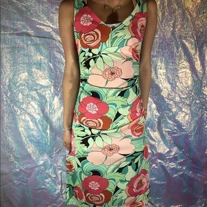 BCBG floral dress size xs